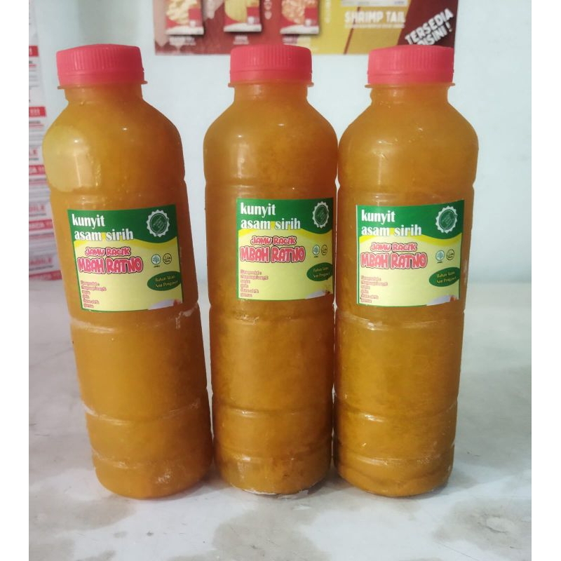 

Jamu Kunyit asam Daun sirih Frozen // Manjakani