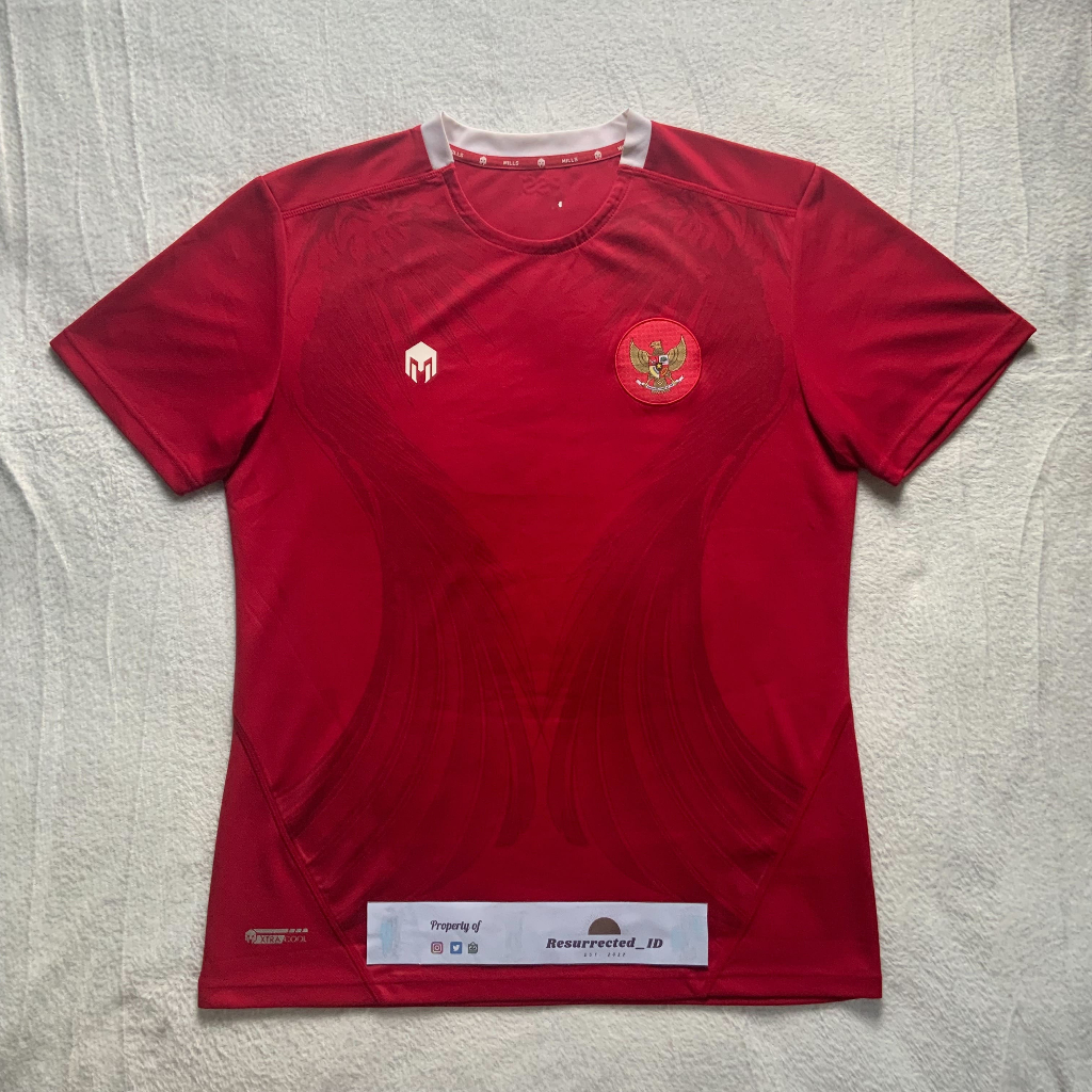 Jersey Bola Original Mills Timnas Indonesia Home 2020/2022 Replica Version 1014GR