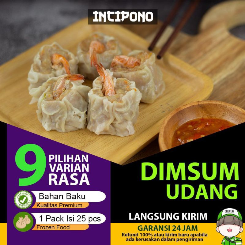

Incipono Dimsum Udang Frozen Food 1 Pack Isi 25pcs Halal