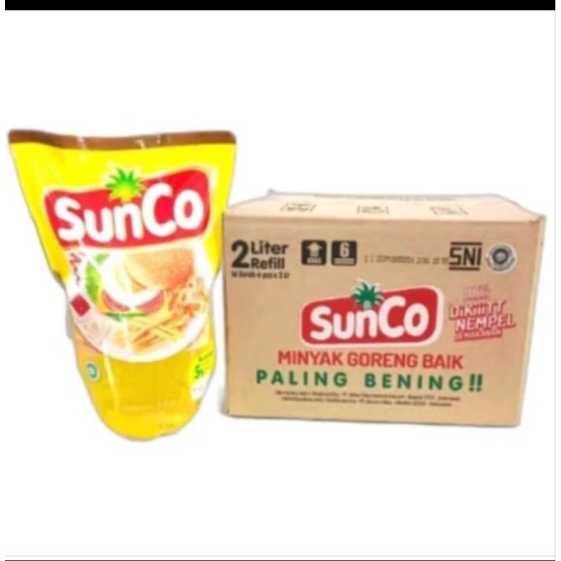 

minyak goreng sunco 2lt 2 karton