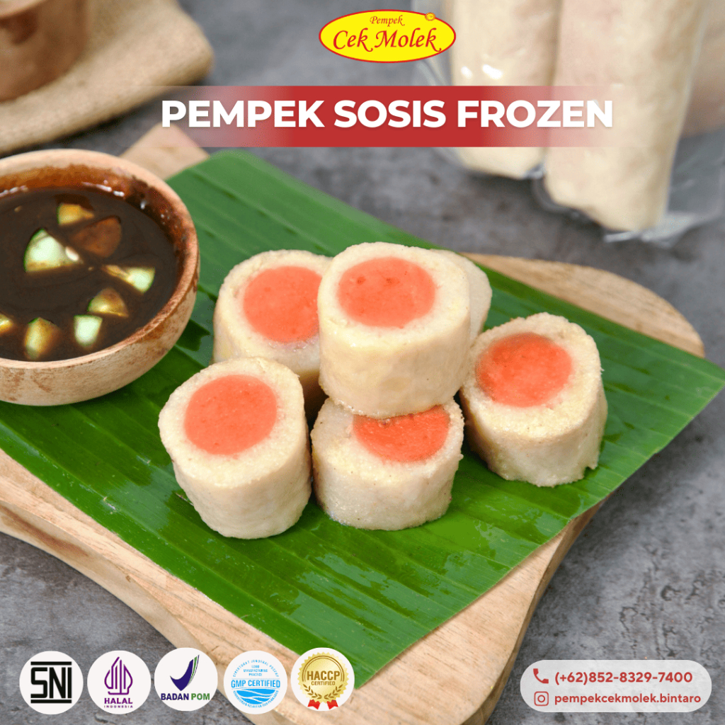 

Pempek Cek Molek Lenjer Sosis Frozen