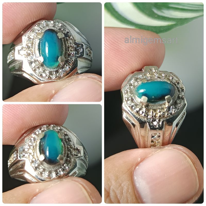 cincin batu bacan Minion real picture