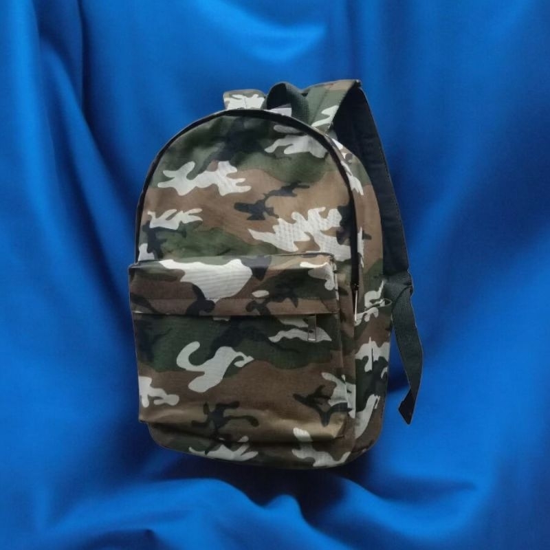 Tas Ransel Anak Laki Laki Ransel Sekolah TK SD Motif Loreng