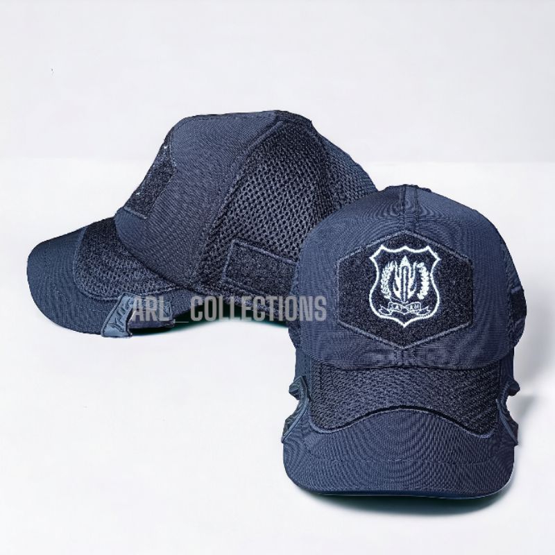topi tactical coak security satpam hitam cotton origin kombinasi baseball caps bordir