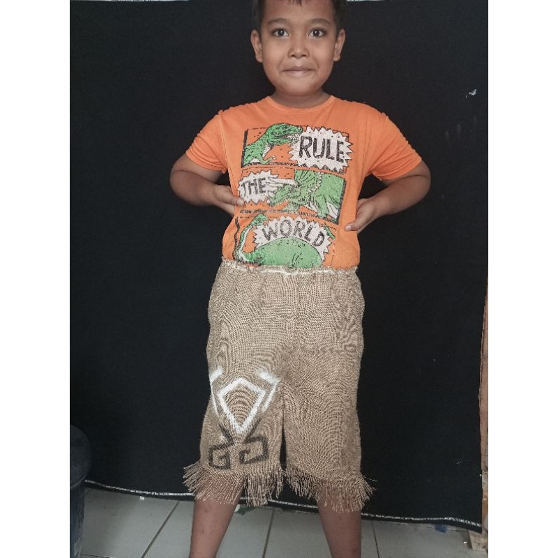 CELANA DAUR ULANG KARUNG GONI MOTIF REQUES