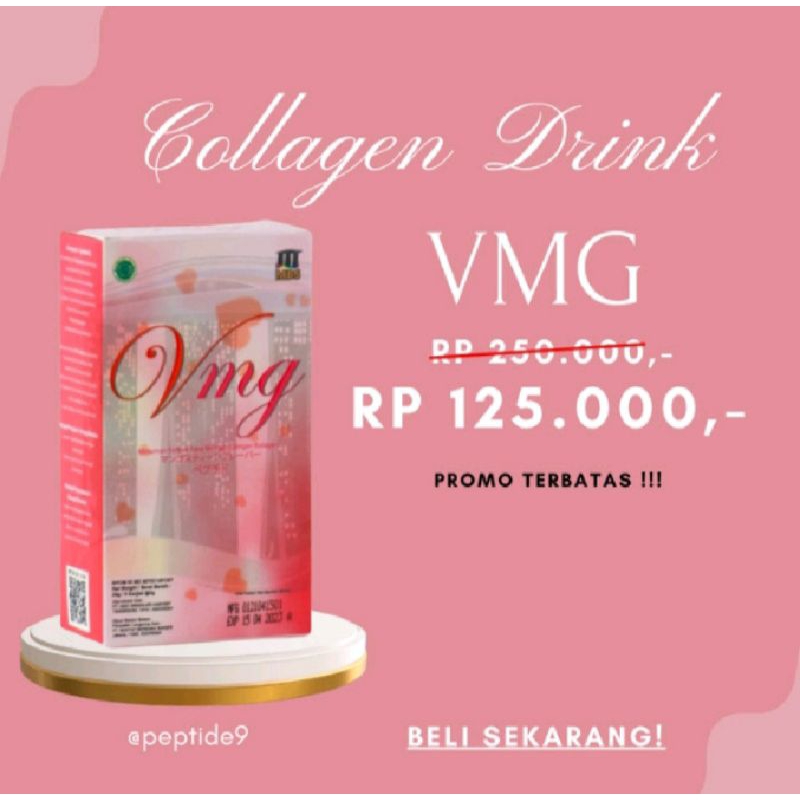 Collagen Drink Promo VMG Collagen Drink Glutathione Vitamin C Collagen Rasa Manggis Sugar Free