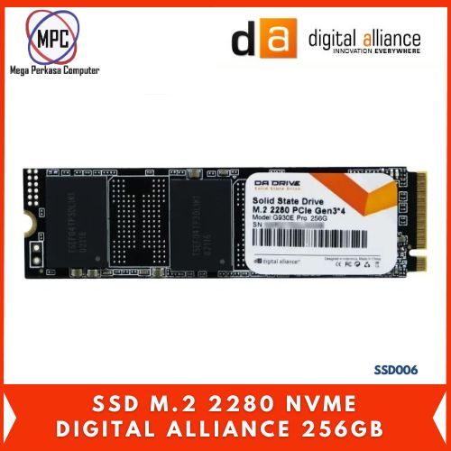 Ssd Digital Alliance Ssd Nvme DA 256gb