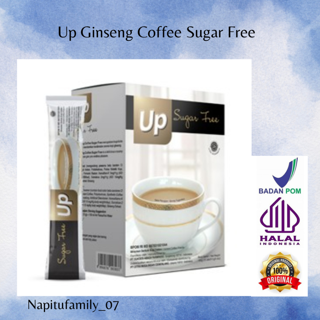 

Up Ginseng Coffee Sugar Free (15 sachet per kotak)