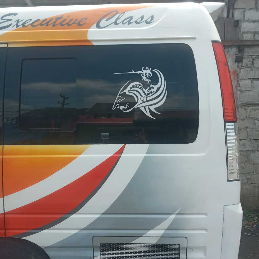 cuting sticker stiker wayang arjuna kaca elf dll