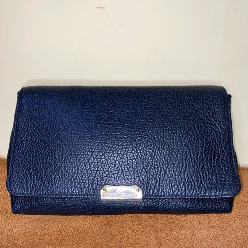 tas preloved burberry hitam full kulas talpan rantai