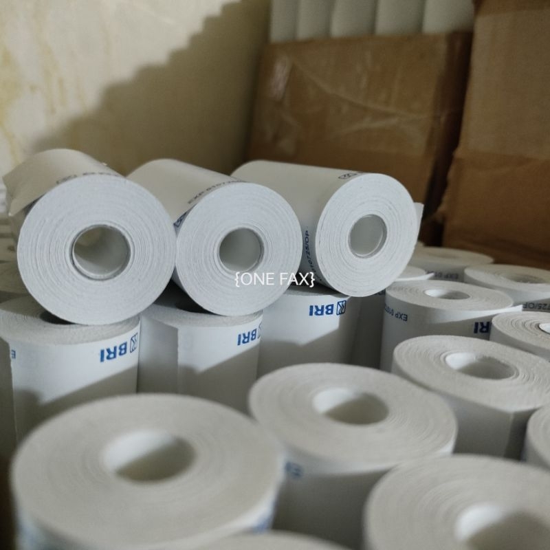 

Thermal Paper Roll logo BRI 58*30 Kertas Struk Paket 100 pcs