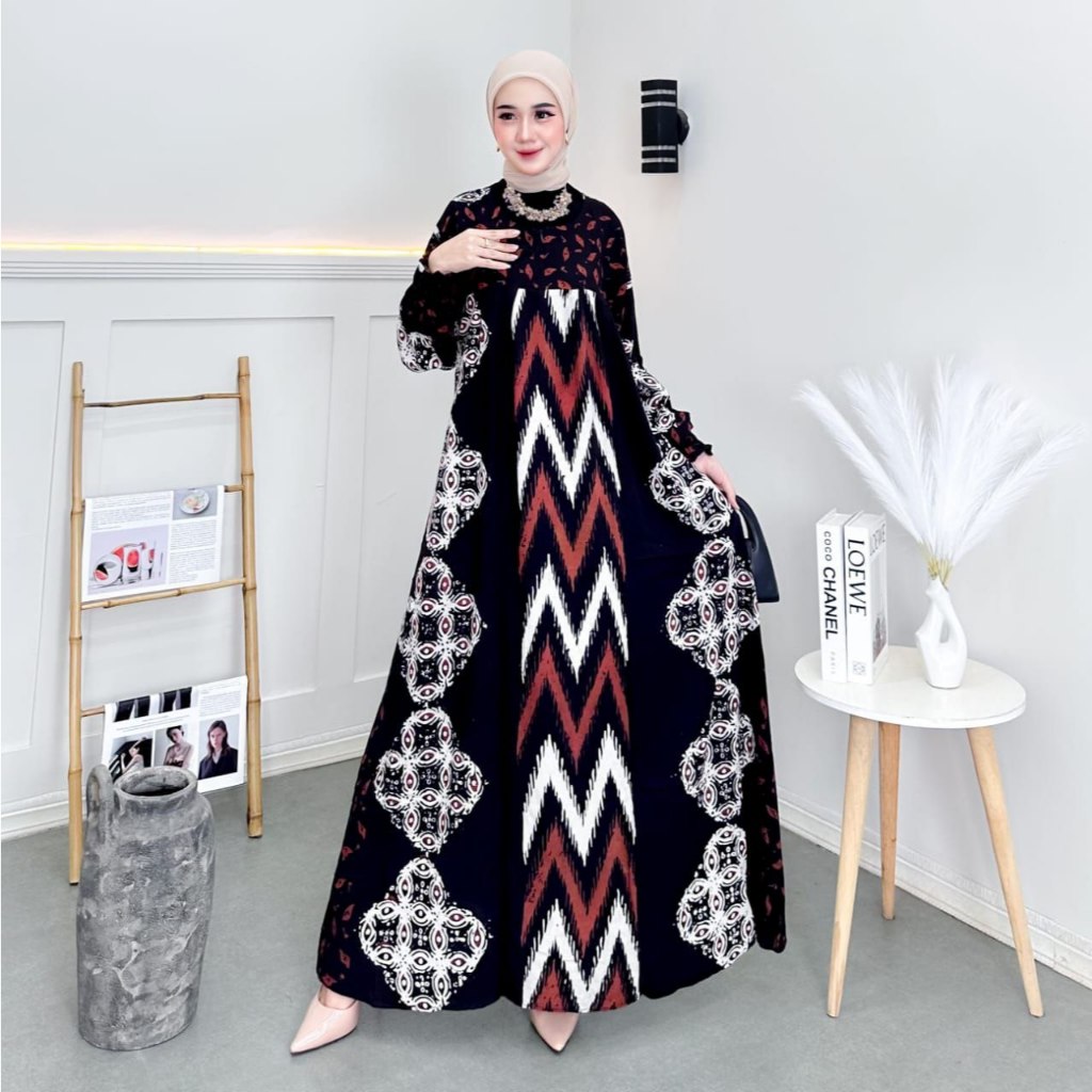 Batik Habibi - Gamis Cap Arinta, Gamis Jumbo, Gamis Cap Pekalongan, Batik Pekalongan, Gamis Muslimah