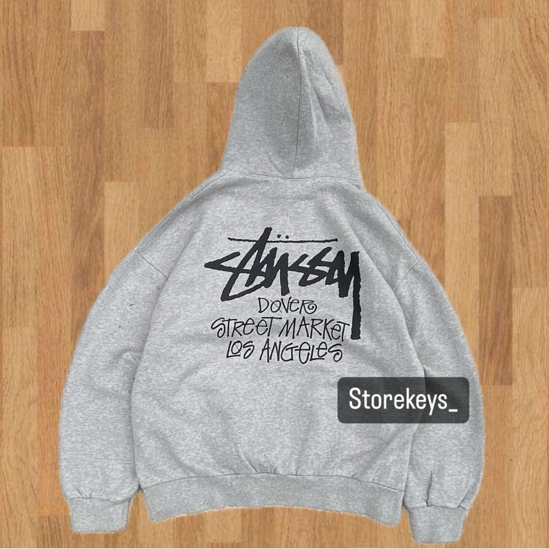 (FREE PAPPER BAG) HOODIE STUSSY DOVER STREET MARKET LOS ANGELES STUSSY SINGAPORA STUSSY USA