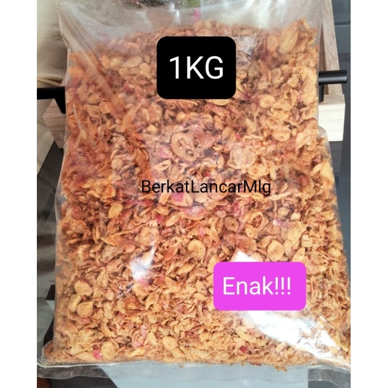 

1kg bawang merah goreng tanpa campuran ubi enak!!!