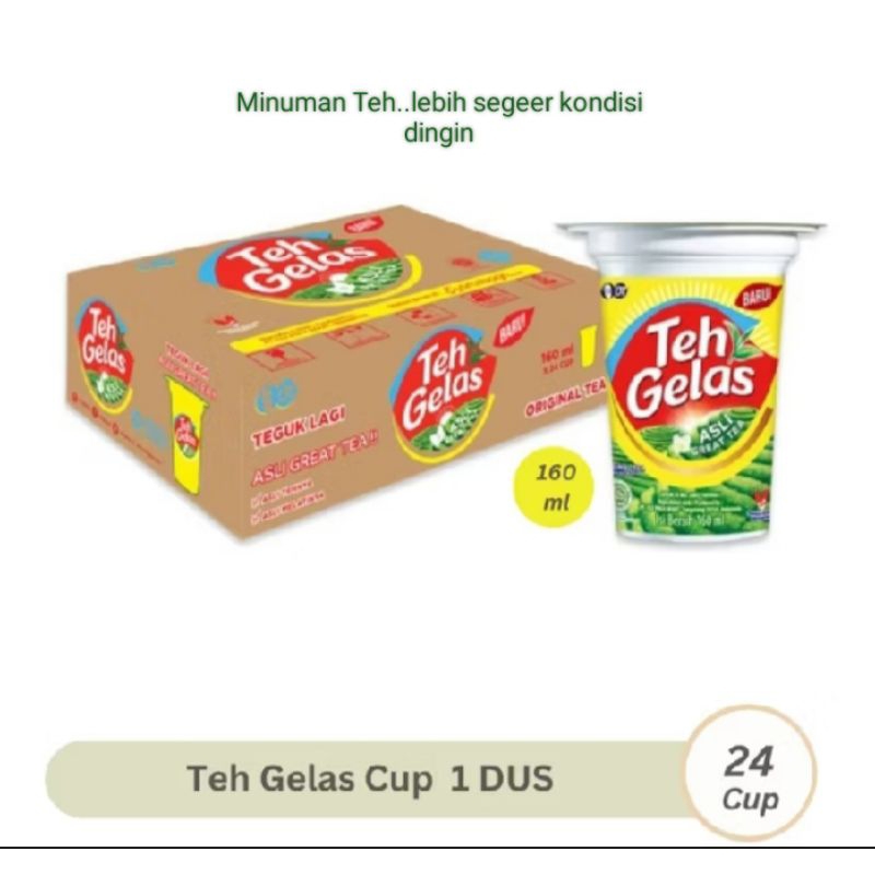 

Teh Gelas Asli Great Tea Minuman Teh...1 DUS 24 Cup