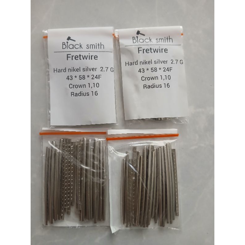 fret medium Jumbo 2,7 nikel silver black smith 24 fret