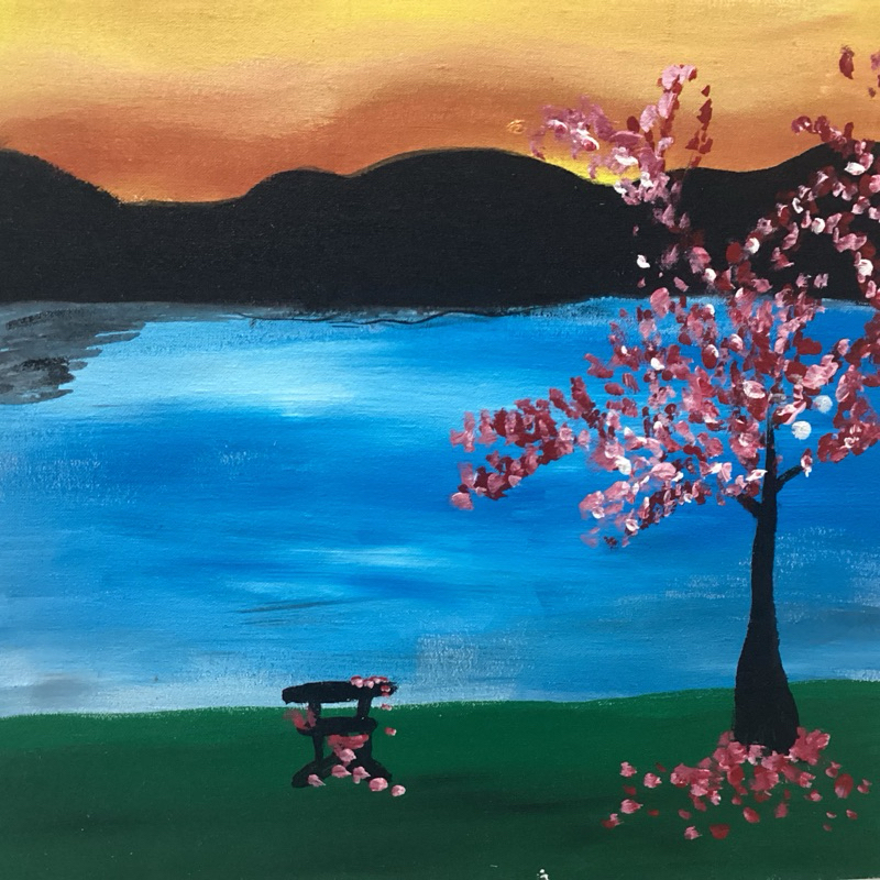 

Acrylic painting on canvas 30cmx30cm