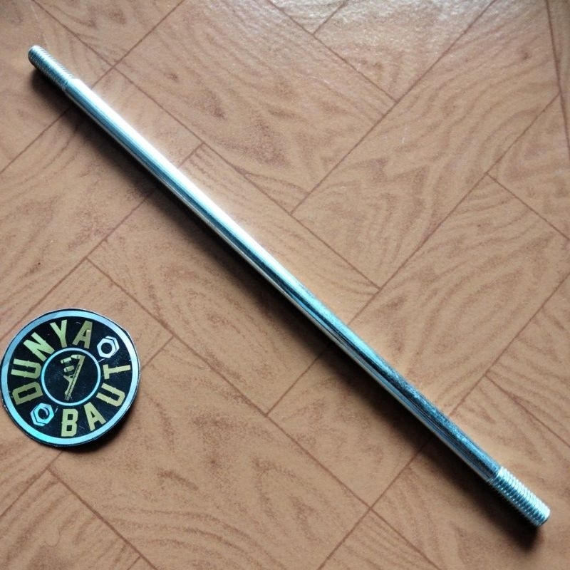 1311- Baut as blok supra grand panjang 19.8cm, drat m6xm7, baut ancer, baut tusuk sate, baut sunduk 