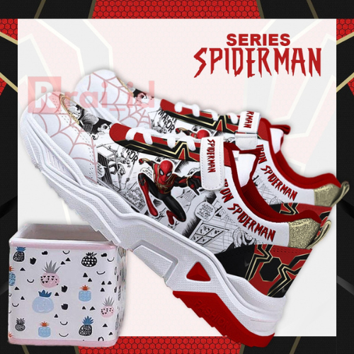 Sepatu Anak Laki Laki Spiderman Sepatu Sneaker Sepatu Sekolah Spiderman