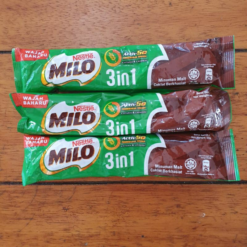 

Milo 3 in 1 stik Malaysia