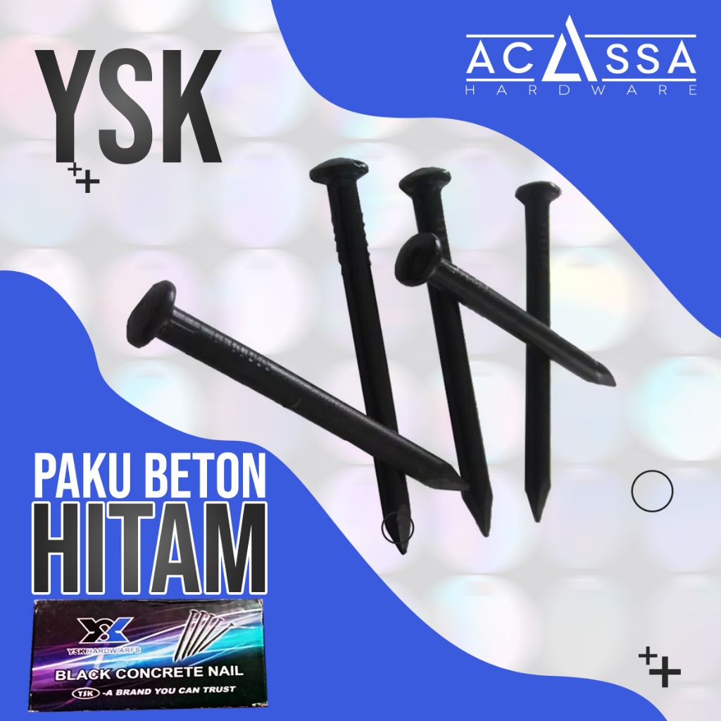 Paku Beton Hitam / Paku Beton / paku beton hitam YSK / paku dinding / paku tembok