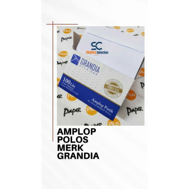 

AMPLOP POLOS MERK GRANDIA POWER SEAL LEM HIGH QUALITY