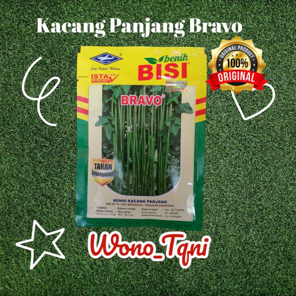 

Bisi Bravo Kacang Panjang Kemasan 50gr exp 2026