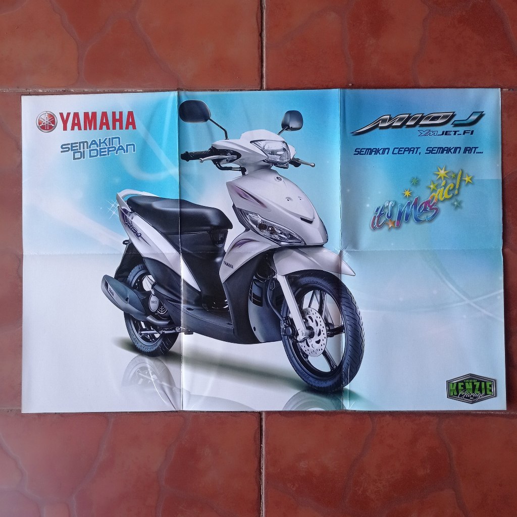 Poster Brosur Iklan Lawas Yamaha MIo J