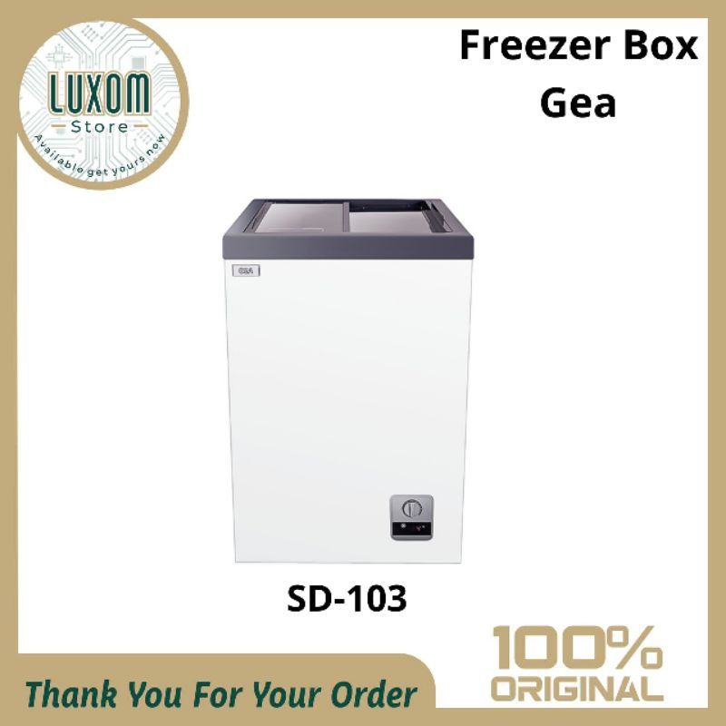 Freezer Box Gea SD-103/Freezer Box Gea/Sleding glass/100L