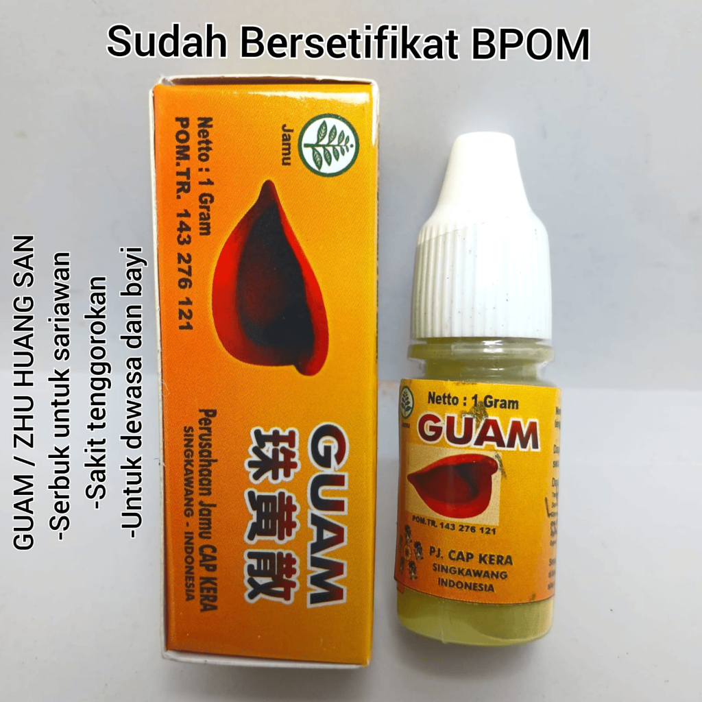 

GUAM / Zhu Huang San Bisa Obat Sariawan Dewasa dan Bayi