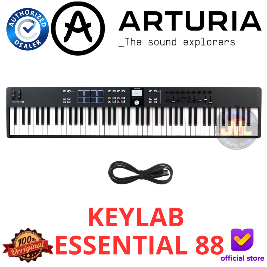 Arturia Keylab Essential 88 Mk2 USB MIDI Keyboard Controller