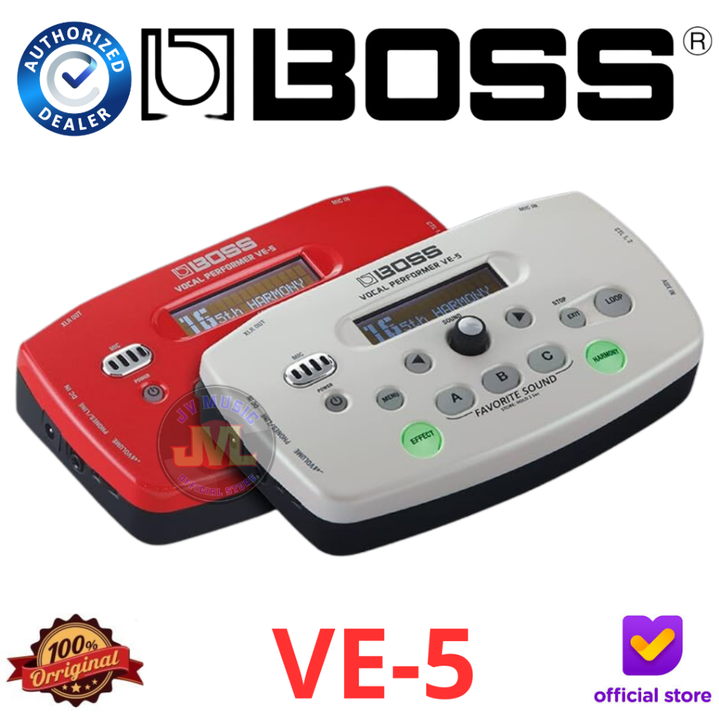 Boss VE5 Vocal Performer Effect Processor Boss VE-5 Efek Vokal