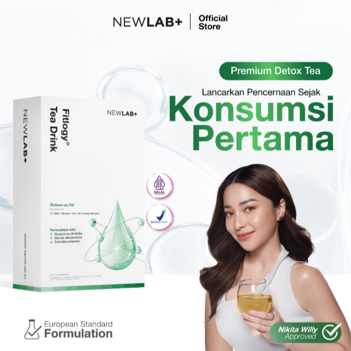 

Newlab Fitlogy Tea Drink (teh diet,detox dan pelangsing)