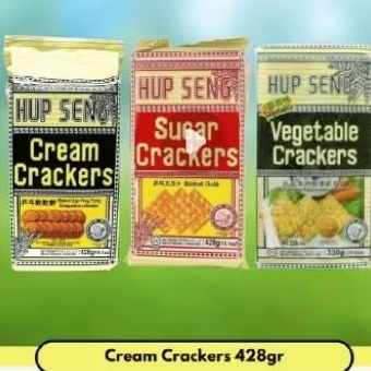 

BISKUIT HUPSENG 425GR CREAM/SUGAR/VEGETABLE