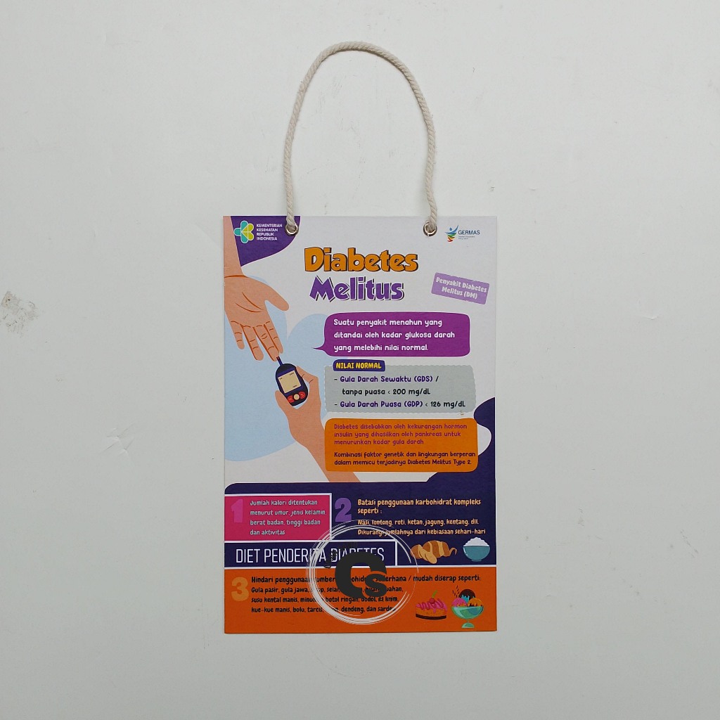 

Hard Poster diabetes Melitus - Gula Darah - Diet Penderita Diabetes - Hard Poster Kesehatan