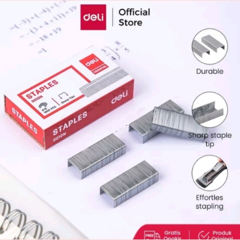 

( 1 kotak ) Isi Staples Deli No 10