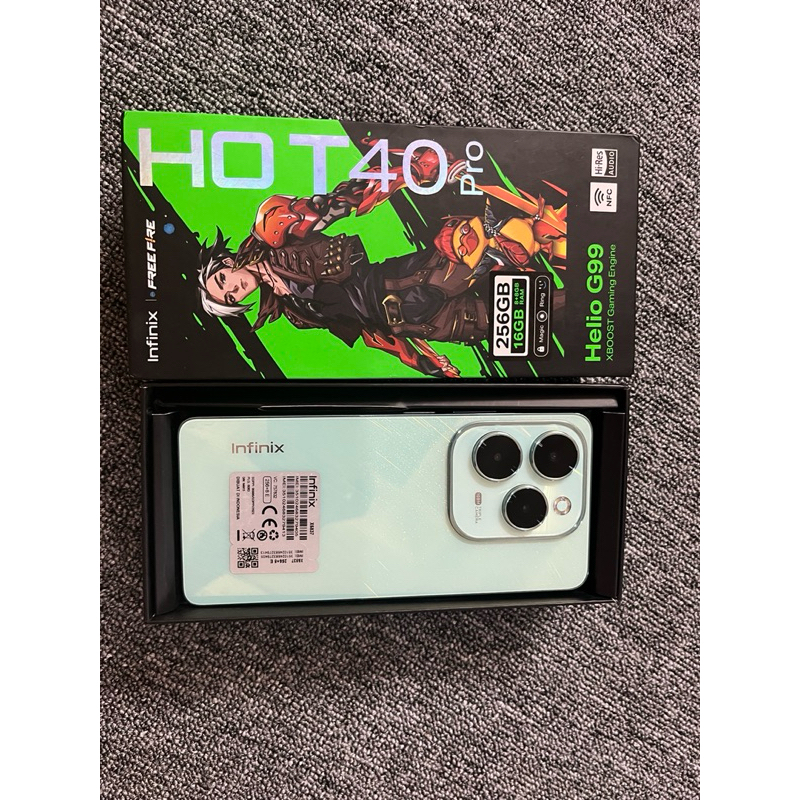 Handphone android Second Bekas , Infinix Hot 40 Pro 16/256Gb
