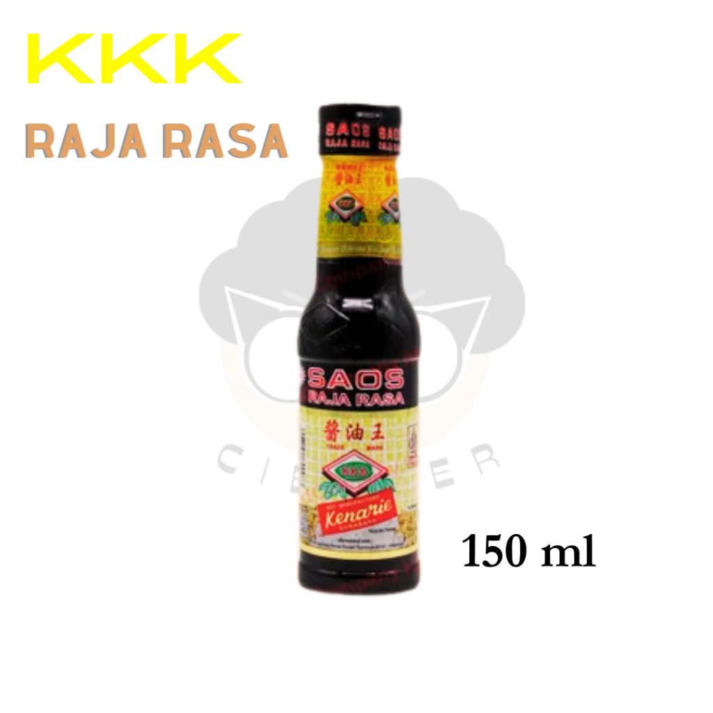 

Raja Rasa KKK (Kenarie) 150ml / Kemasan Mika Aman Kirim / Kecap Kedelai Soy Sauce 150ml