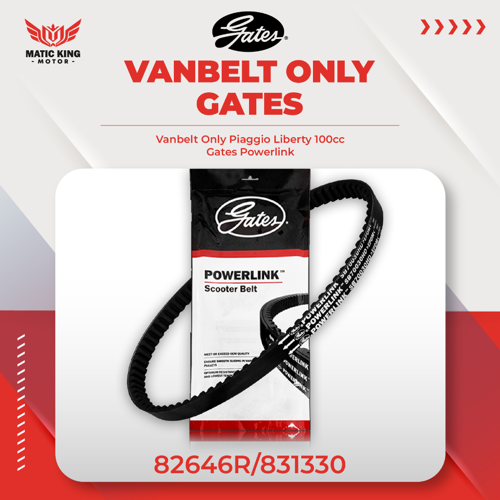 MaticKingMotor Gates Powerlink Vanbelt V belt Vespa Liberty 100 SB70030HMI