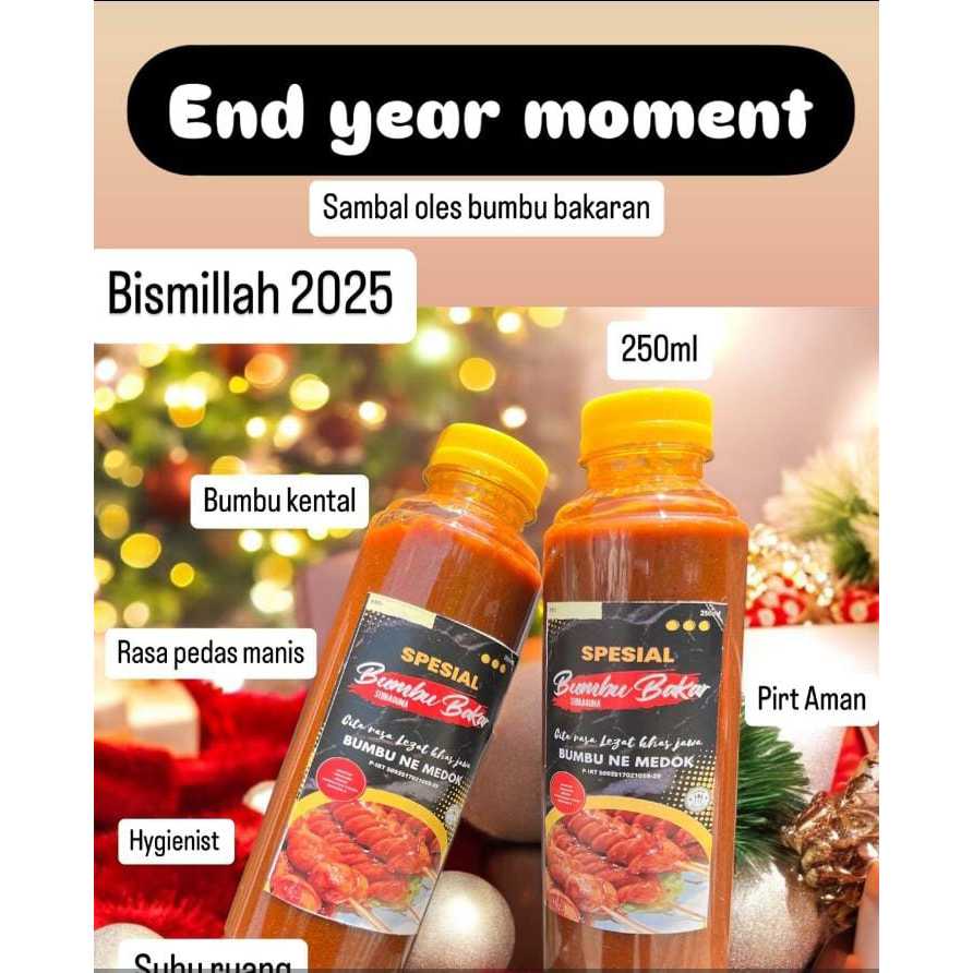 BUMBU BAKAR BUMBU LOK LOK BUMBU SATE SATEAN BUMBU SOSIS BAKAR 250ML