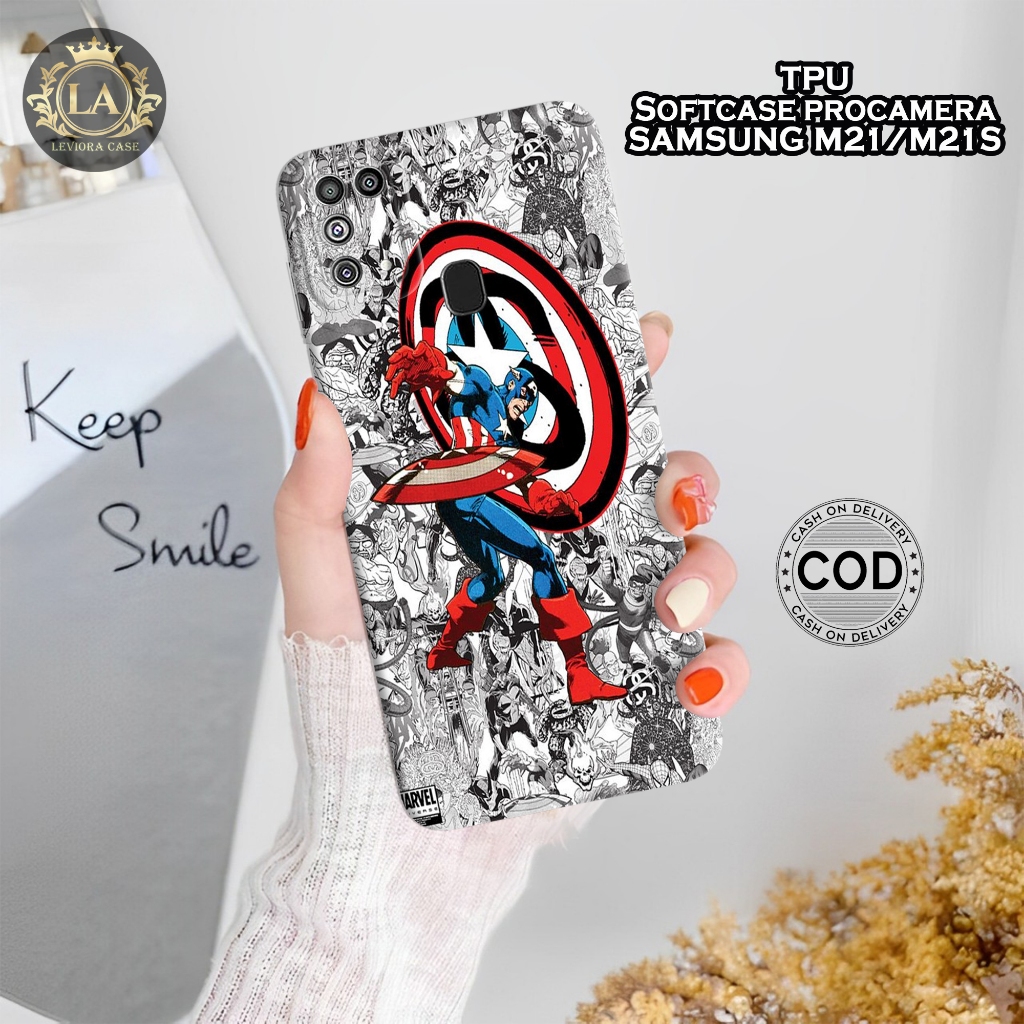 Case Samsung M21 / M21s Terbaru - Leviora Case - Fashion Case Spiderman - Softcase Samsung M21 / M21