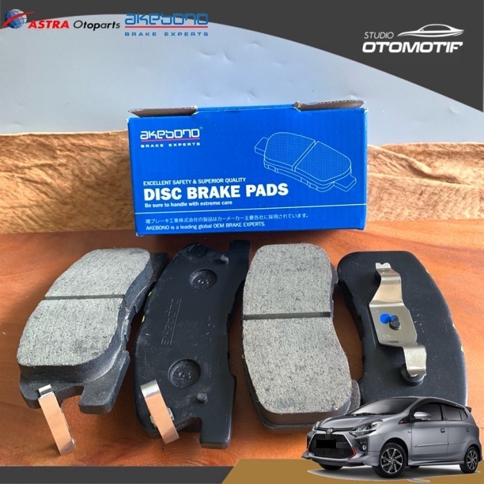 Brake Pad Agya Ayla 1200cc Datsun Go Go+ Kampas Rem Depan Akebono AN-496WKI