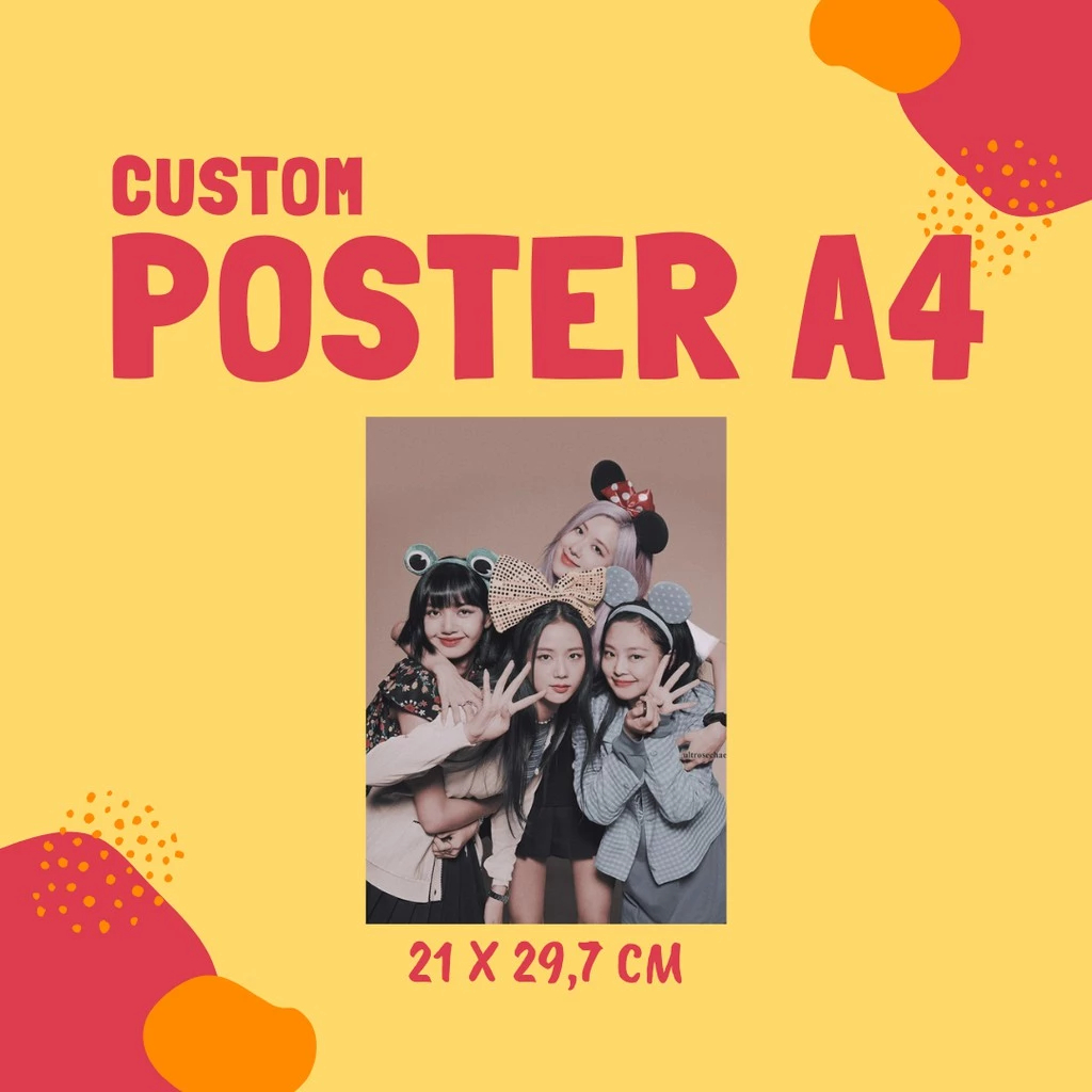 

(A4) CETAK POSTER KPOP ANIME ESTETIK - CUSTOM - MURAH