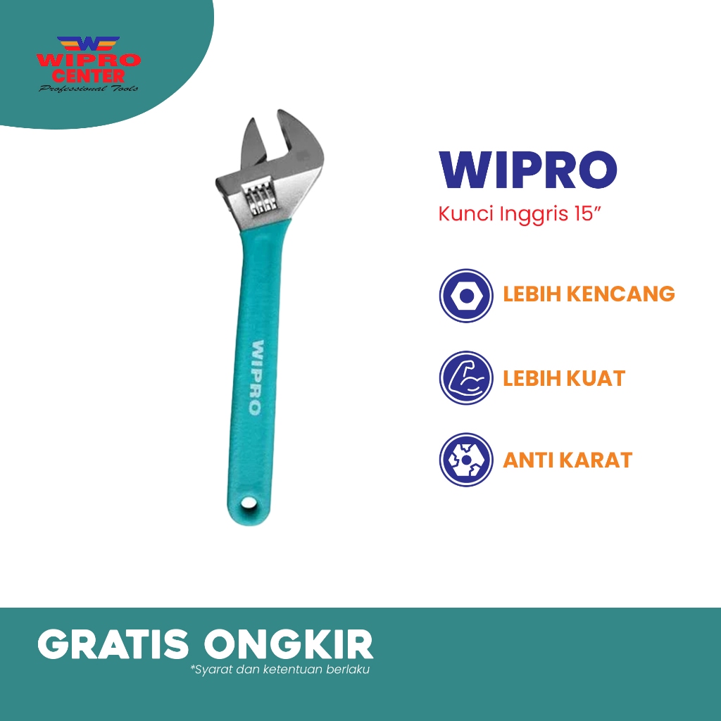 KUNCI INGGRIS 15 INCH WIPRO