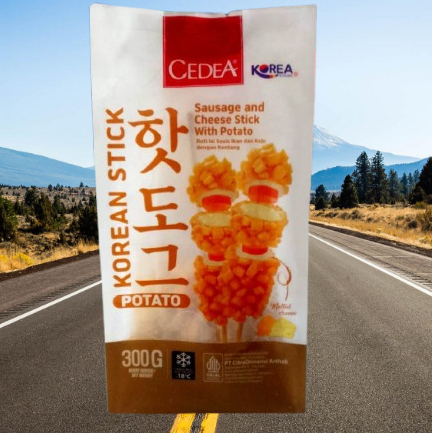 

Cedea Korean Stick Potato -Sausage and Cheese Stick with Potato 300 gram