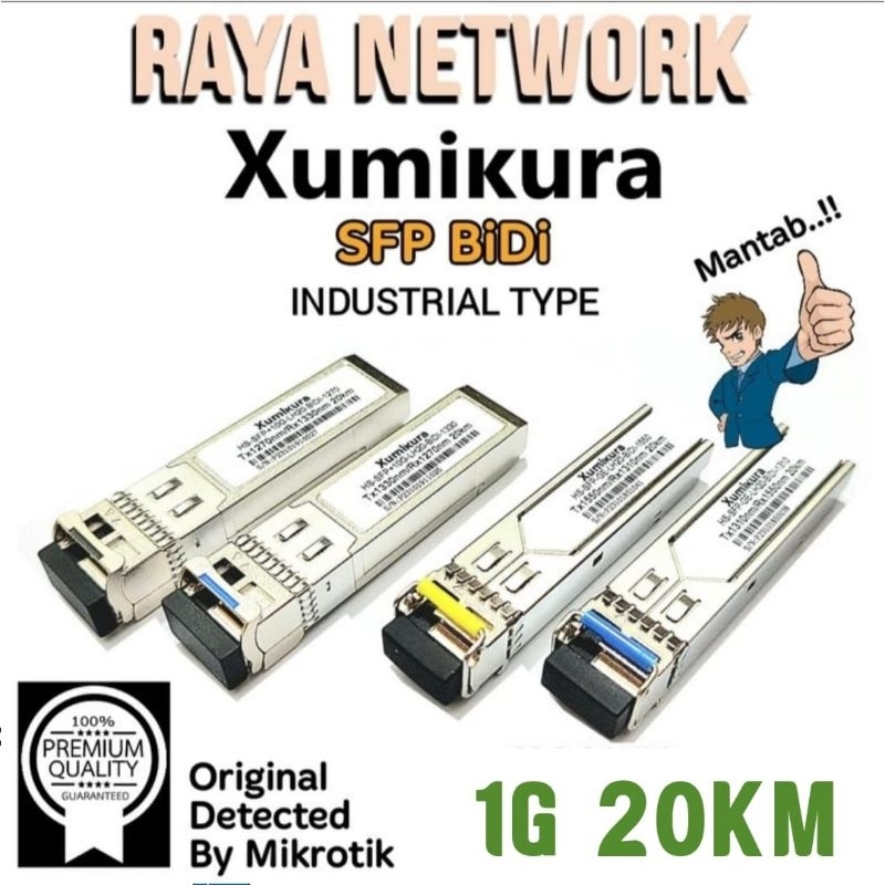 XUMIKURA SFP Bidi 1G 20KM /10G 20KM1