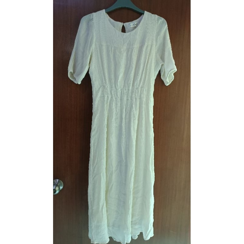 BARU Long Dress Riri&Co Putih Panjang