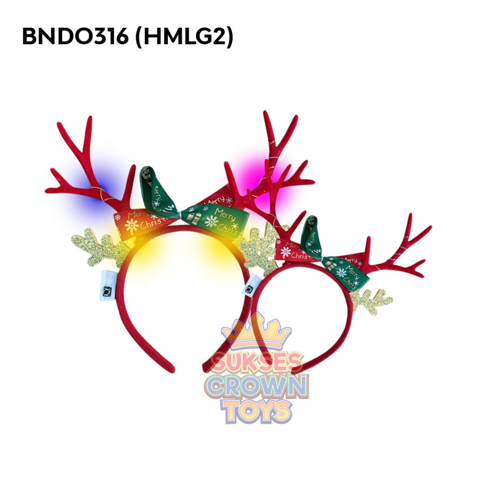 Bando Natal Tanduk Rusa Led