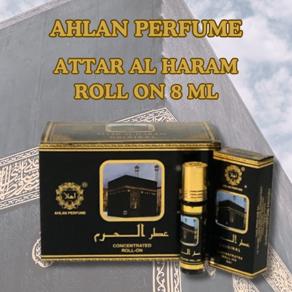 Ahlan Perfume Attar Al Haram Roll on 8 ml parfum ibadah