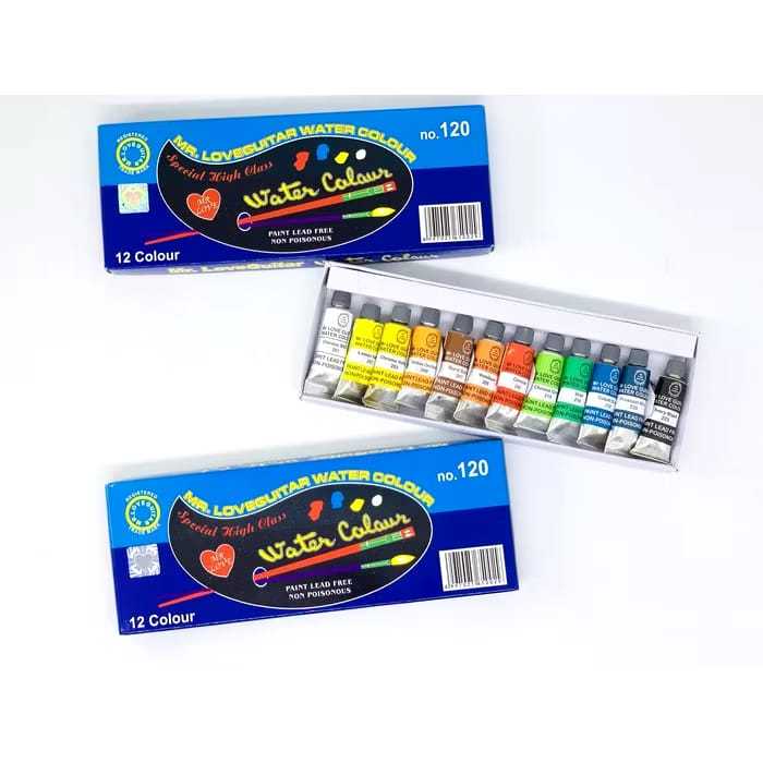 

Cat air Mr.Love Guitar 12 Warna Besar Kecil No 110 /No 120